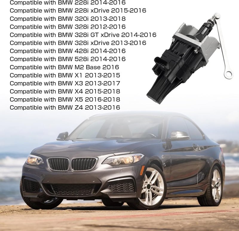 Dexepe Electronic Turbo Charger Wastegate Actuator with Bracket Compatible with BMW 228i 320i 328i 428i 528i X1 X3 X4 X5 Z4 2012-2018 2.0 Replace 11657638783 11657642469 11657630462 - Image 2